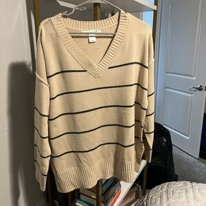 Altar'd State Cream Knit Sweater